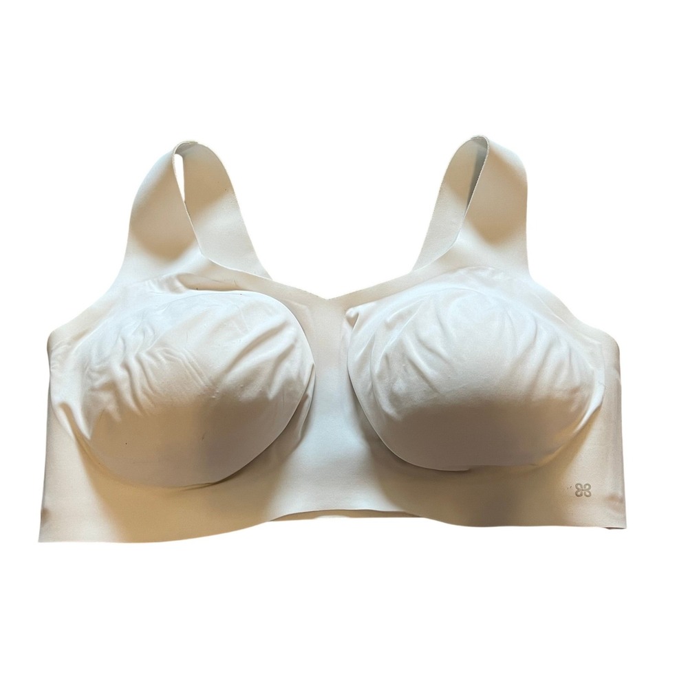 Honeylove White Crossover Bra Seamless Wire Free Bralette 1X+ HL-BR01-038